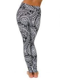 Onzie Hot Yoga Leggings 209 - Bandana - rear view