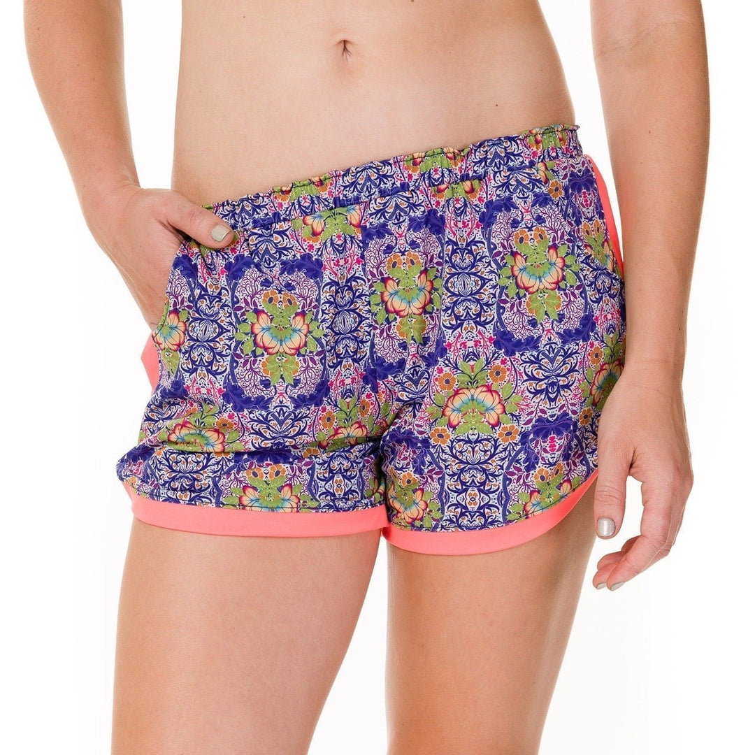 Onzie Hot Yoga Wear Studio Short 233 - Lotus - front view