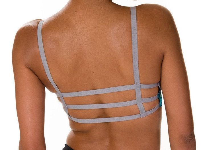 Onzie Hot Yoga Elastic Cage Bra Top 316