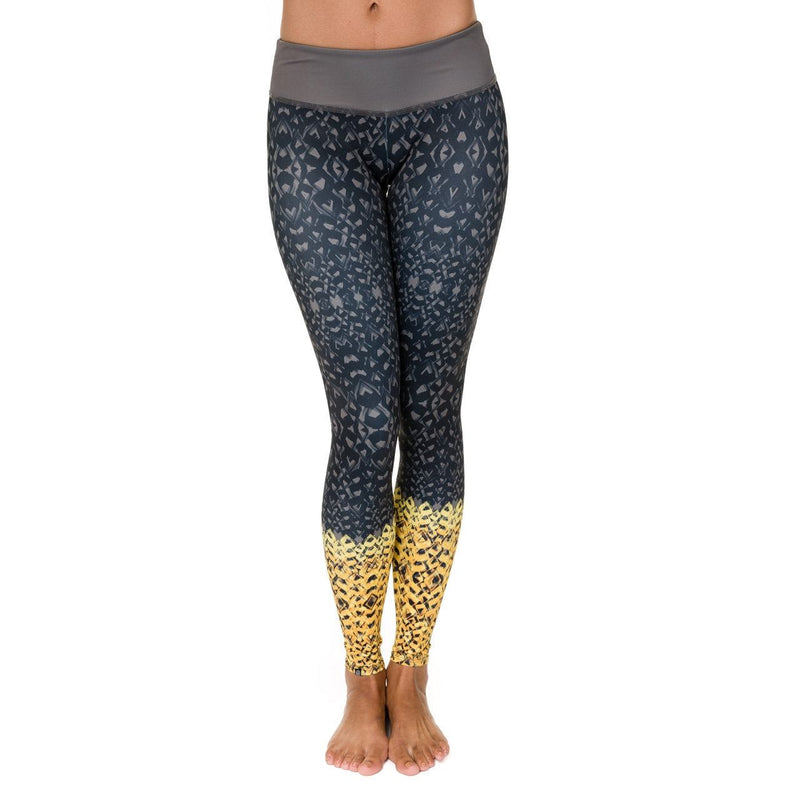 Onzie Hot Yoga Graphic Leggings 229 - Jewels - front view