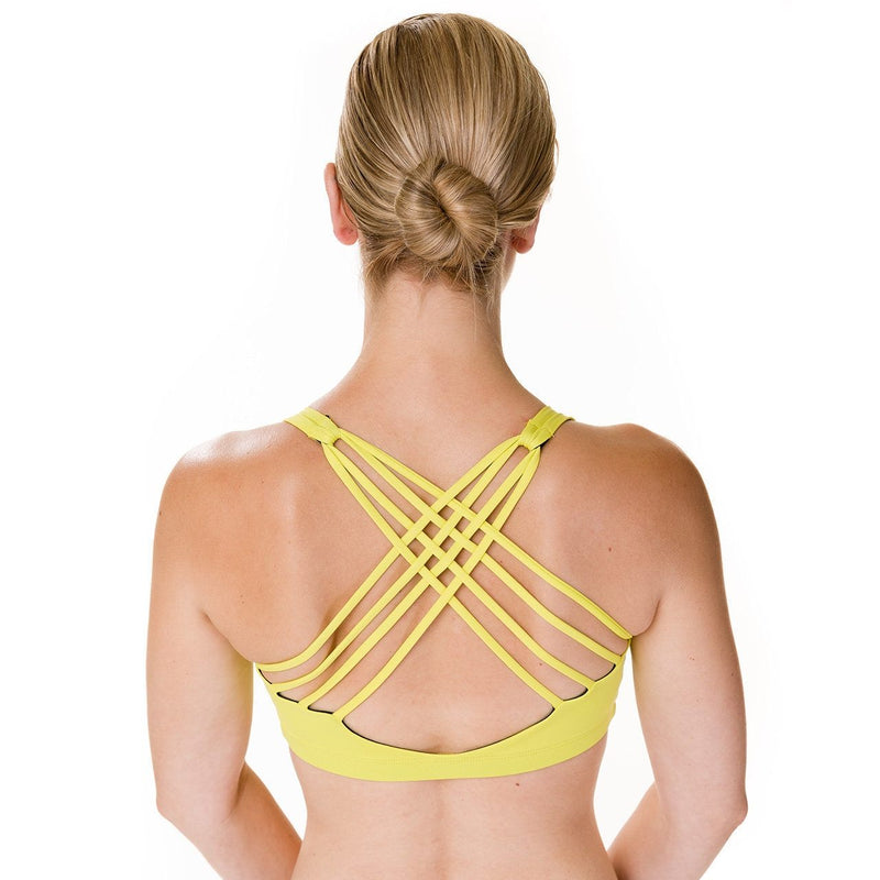 NEW $45 Onzie [ Large ] Graphic Elastic Back Bra Top in Luxe #T806