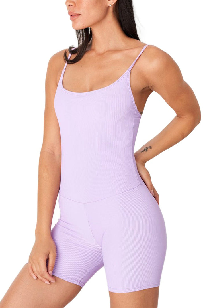 Onzie Flow Shorty Biker Babe Leotard 127 - Spring Fairy - Rear View