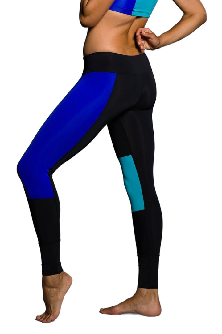 Onzie Flow Yoga Peace Pant 249 - Royal  - side view