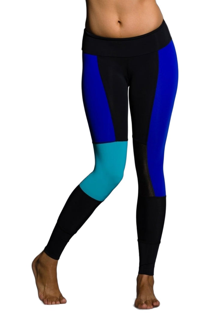 Onzie Flow Yoga Peace Pant 249 - Royal  - front view