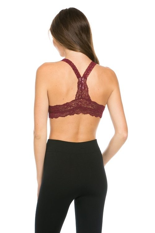 Gorgeous Racerback lined Bralette DG513N - rear view