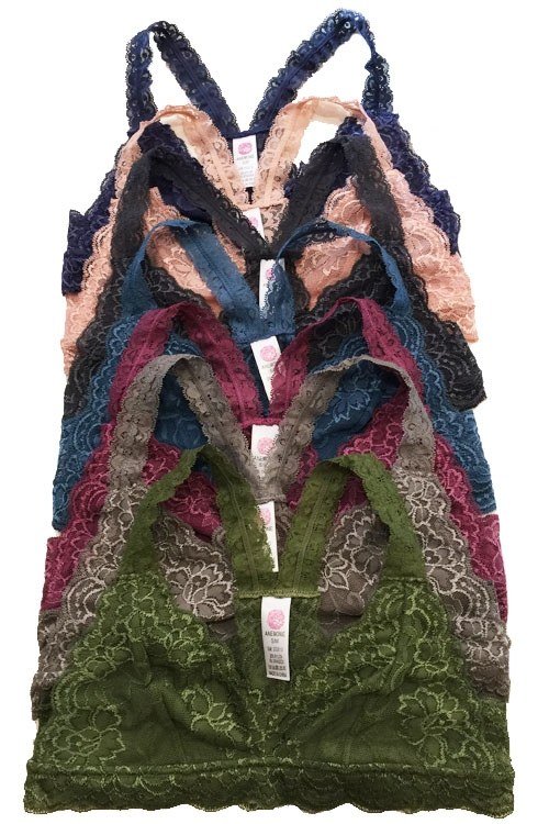 Gorgeous Racerback lined Bralette DG513N - front alt view