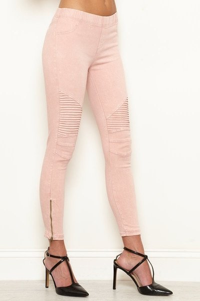 beulah style gym pants - Dusty Pink