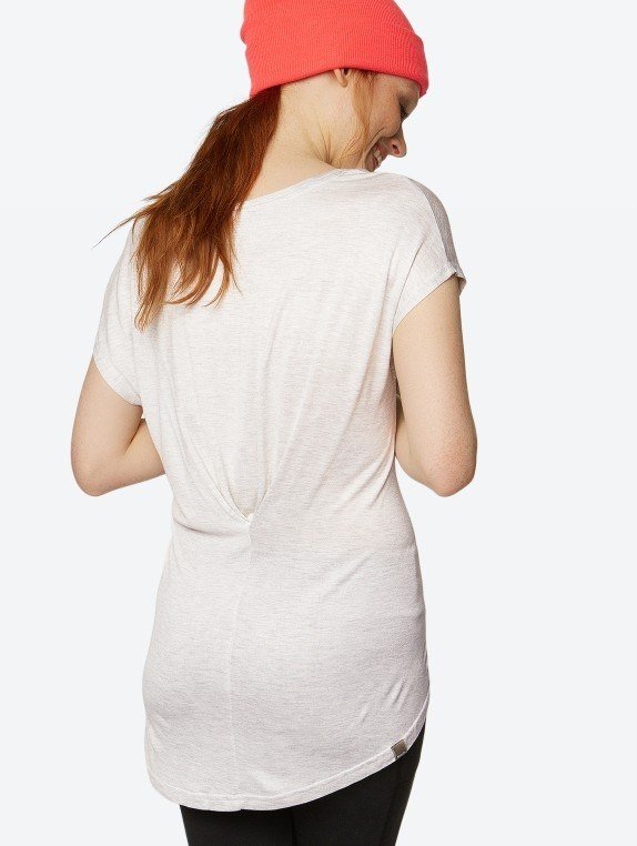 Bench USA Speculation Short Sleeve Top BLGA3071 - Heather - rear view
