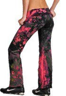 Final Sale Equilibrium Activewear Roll Down Daisy Pant Red LP298