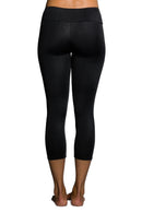 FINAL SALE Onzie Hot Yoga Capri 202 - Pinstripes - rear view 