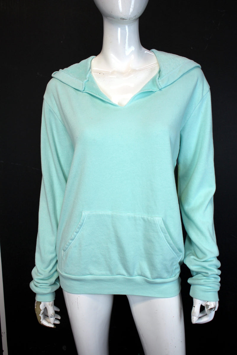 Vintage Havana Live Free Pullover Hoodie G101 - Mint Green - front view
