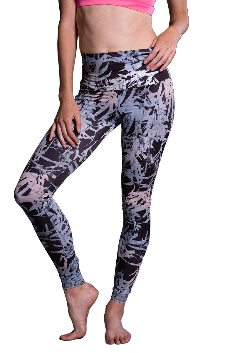 Onzie Hot Yoga High Rise Legging 228 Bamboo - front view