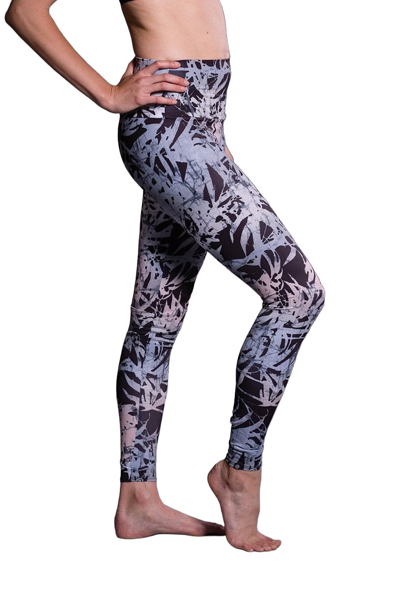 Onzie Hot Yoga High Rise Legging 228 Bamboo - side view