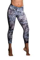 FINAL SALE Onzie Hot Yoga Capri 202 - Bamboo - front view