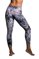 FINAL SALE Onzie Hot Yoga Capri 202 - Bamboo - rear view