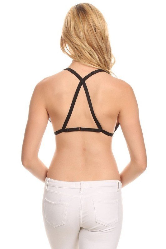 anemone seamless lace bralette