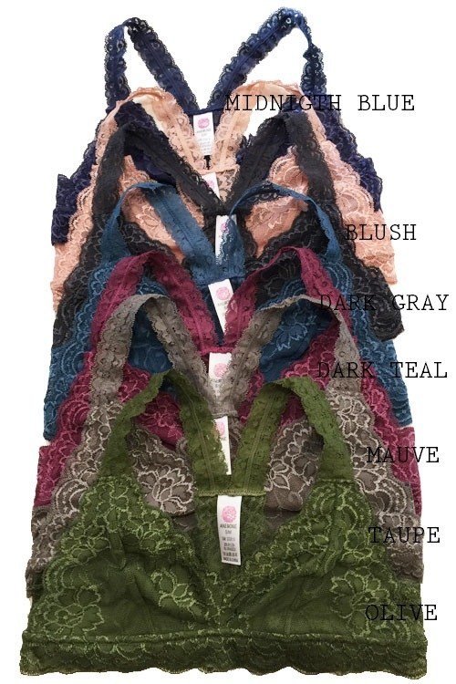 Gorgeous Racerback lined Bralette DG513N -front view