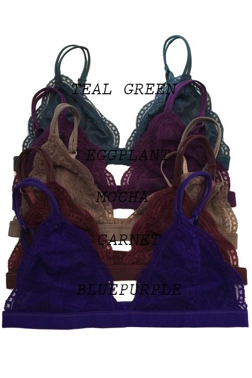 Sheer Triangle Bralette GL3011