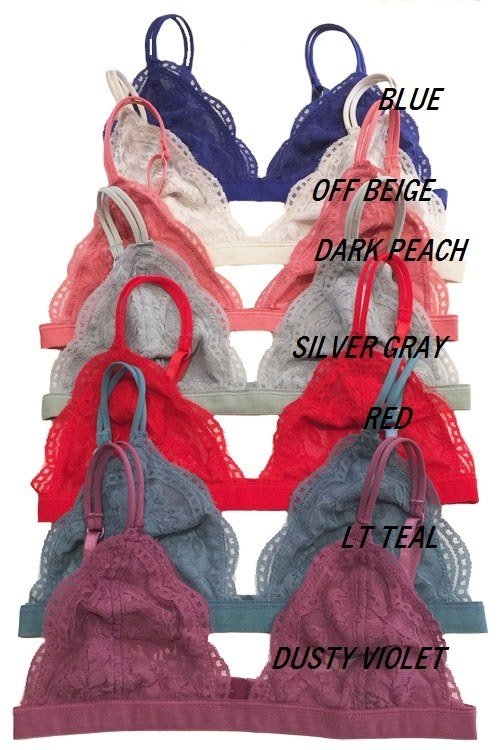 Sheer Triangle Bralette GL3011