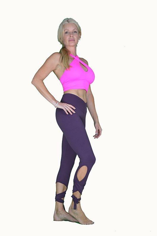 Shape Up Ballerina Legging Purple - side alt view