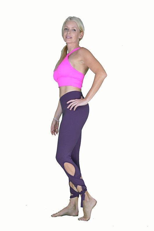 Shape Up Ballerina Legging Purple - side alt view 1