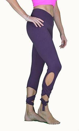 Shape Up Ballerina Legging Purple - side view
