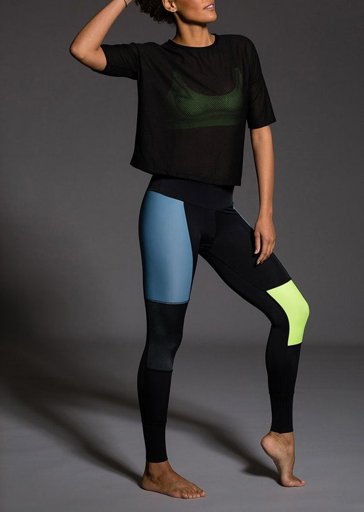 Onzie Flow Yoga Peace Pant 249 - Jean - front view