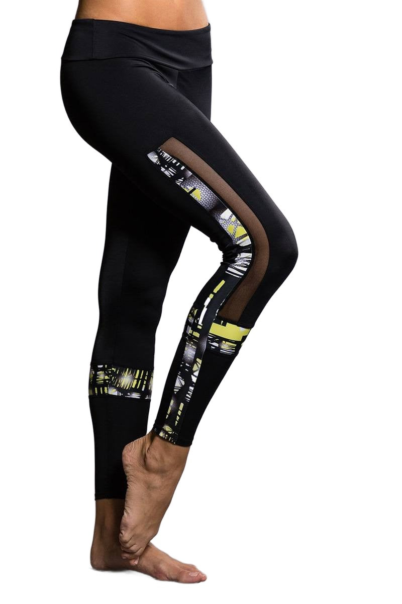 Onzie Power Legging 256 - Queen Bee - side view