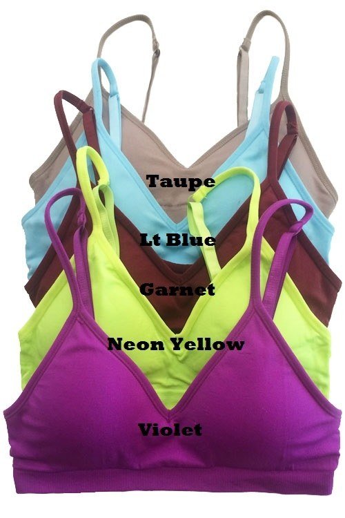 Anemone seamless v neck bra