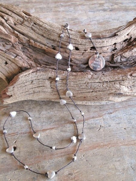 Live Your Dream Necklace - Silver