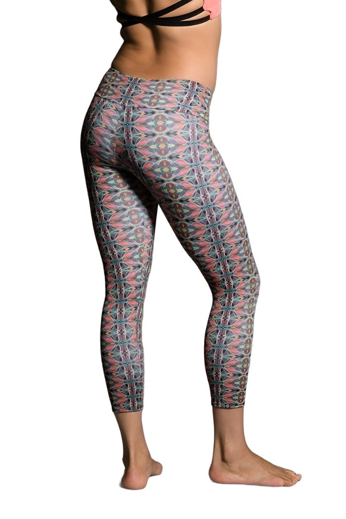 FINAL SALE Onzie Hot Yoga Capri 202 - Balinese - rear view