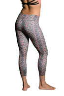 FINAL SALE Onzie Hot Yoga Capri 202 - Balinese - rear view