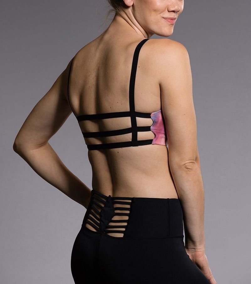 Onzie Graphic Elastic Back Bra 382 Dream - Side View