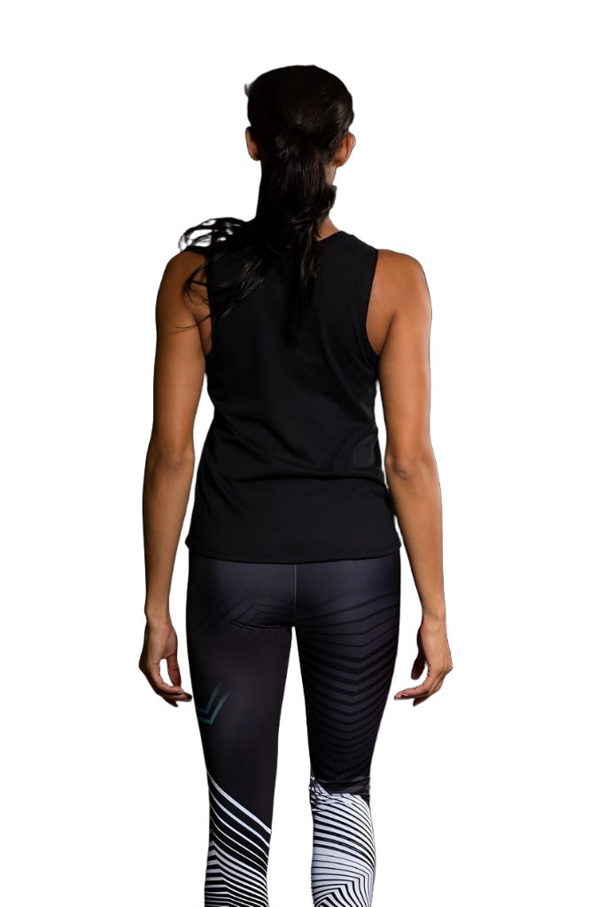 Onzie Nama Tank 370 The Eye - Black - rear view