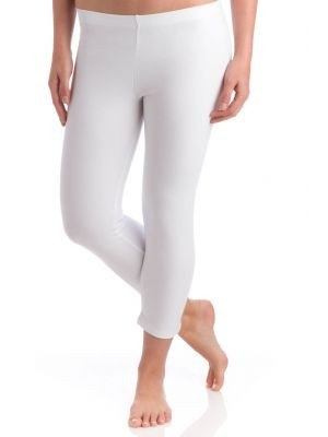 T-Party Elastic Waist Capri CJ7311 - white -  front  view