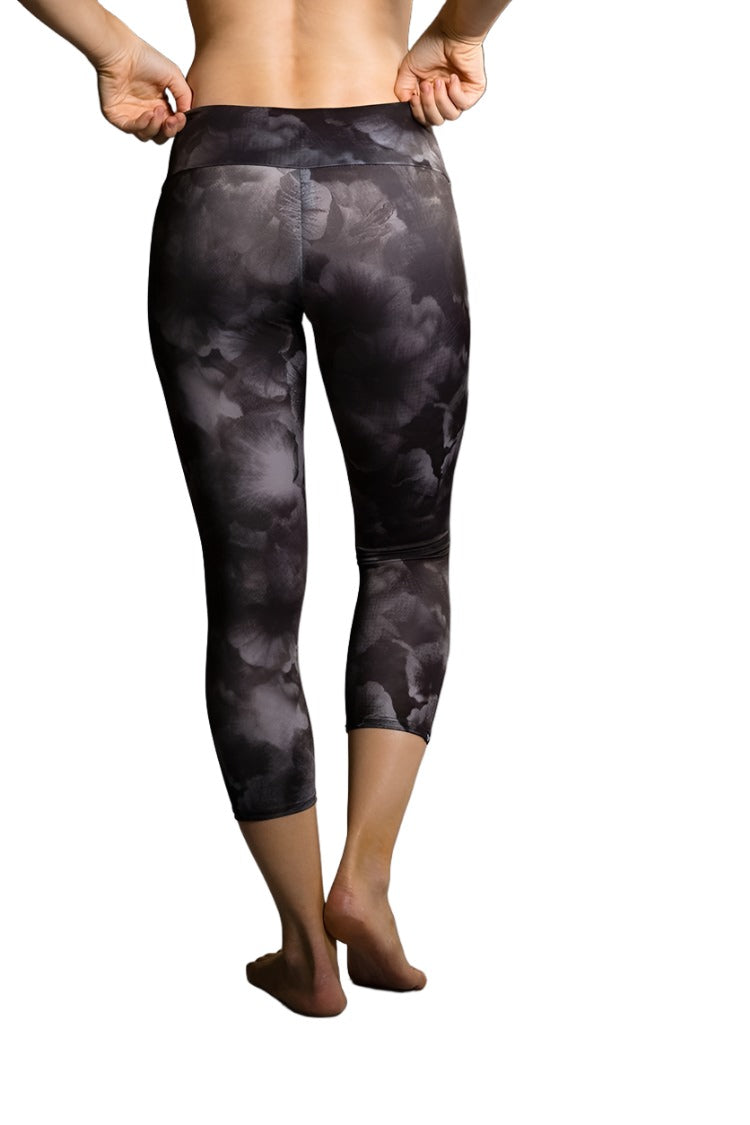 FINAL SALE Onzie Hot Yoga Capri 202 - Petunia - rear view