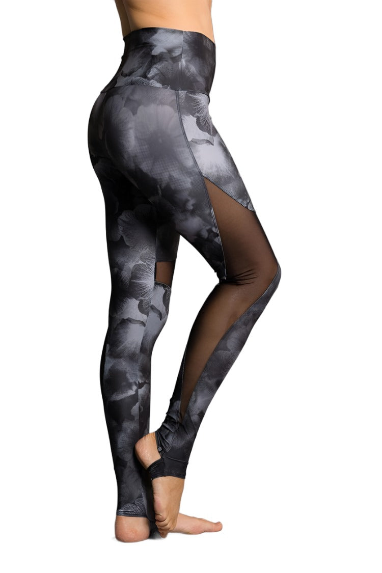 Onzie Hot Yoga Stirrup Legging 2007 - Petunia - side alt  view