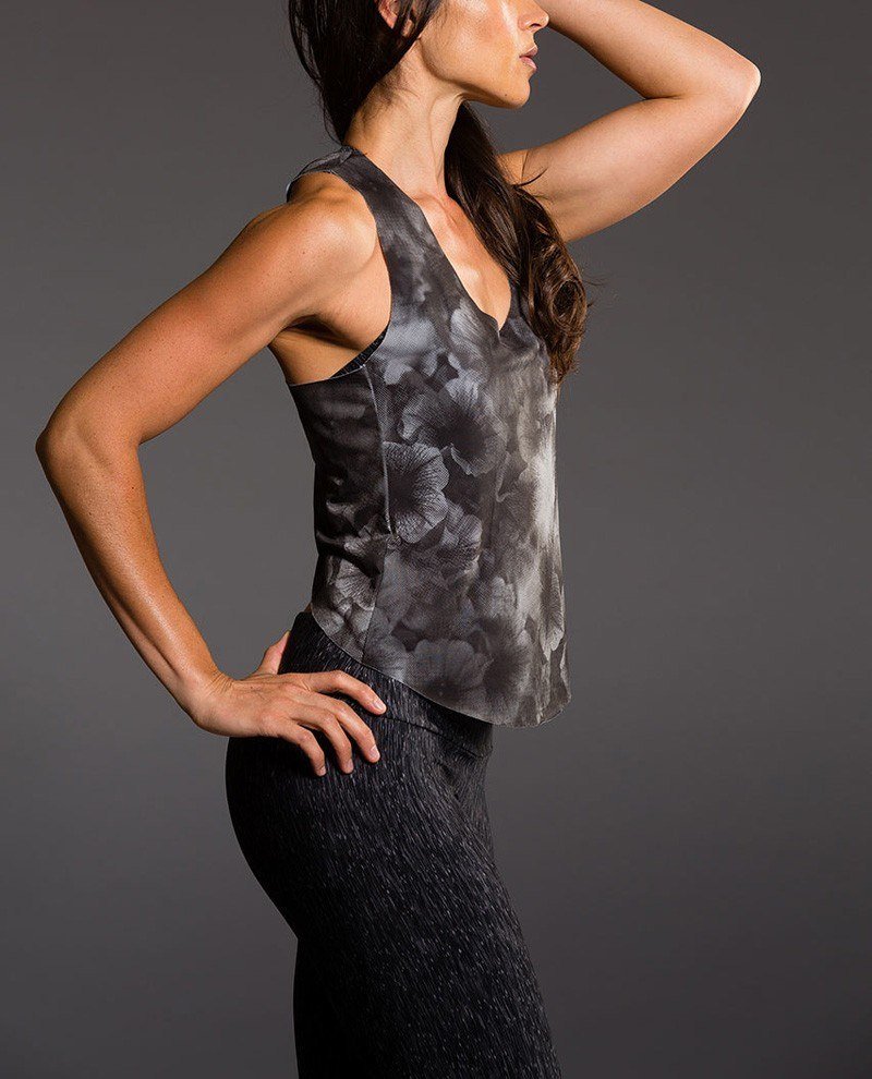 Onzie Flow Pura Vida Tank 337  - Digital Floral - side view