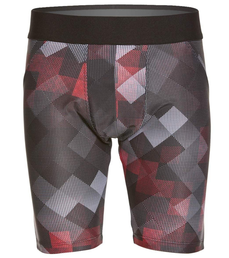 Onzie Hot Yoga Mens Fitted Shorts 508 - Beyond - front view