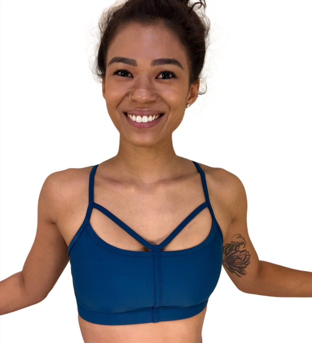 Onzie Hot Yoga Bound Bra 3023 - Fiji - front alt view