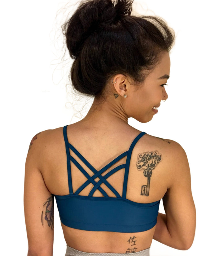 Onzie Hot Yoga Bound Bra 3023 - Fiji - rear view