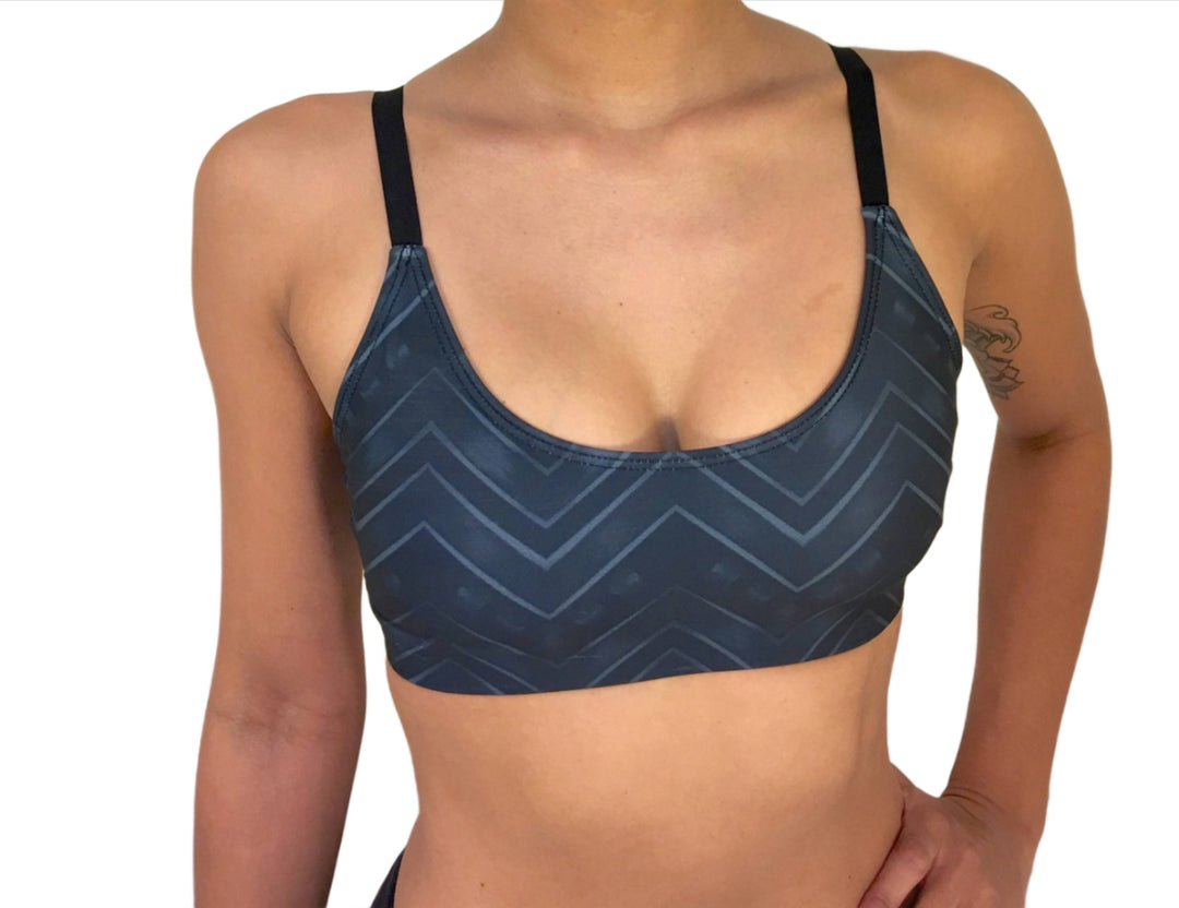 Onzie Graphic Elastic Back Bra 382 Cairo