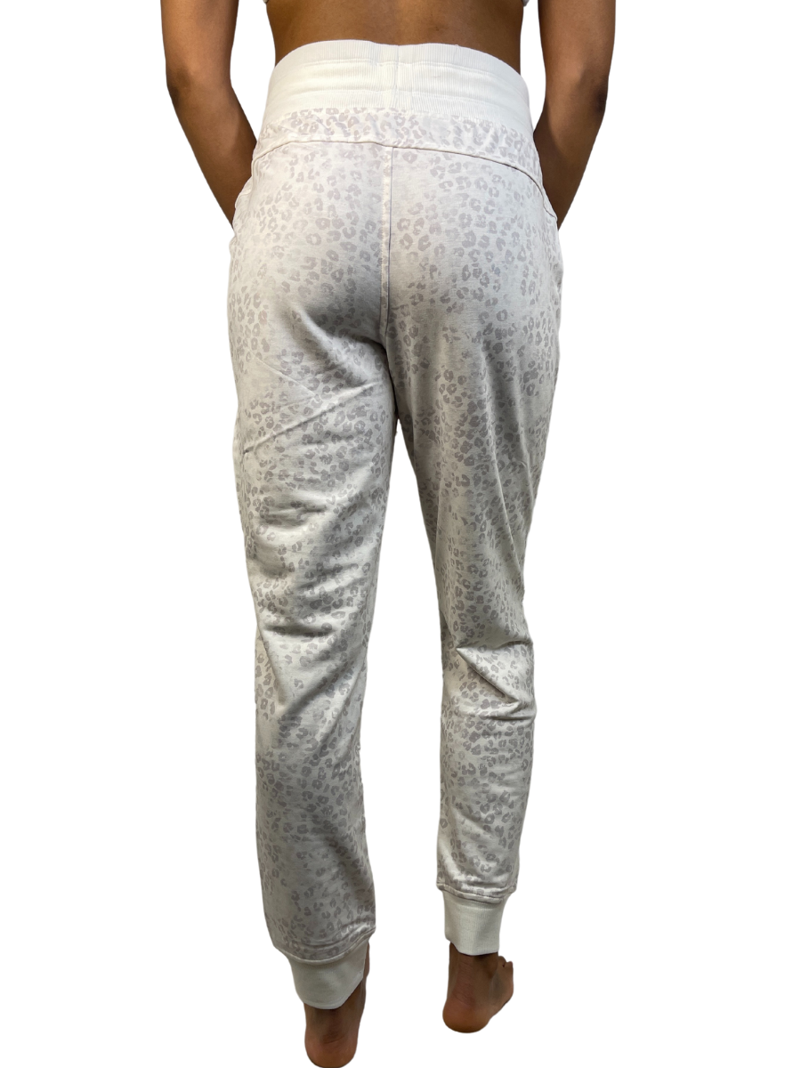 Apana Little Leopard Sweat Pants Winter White