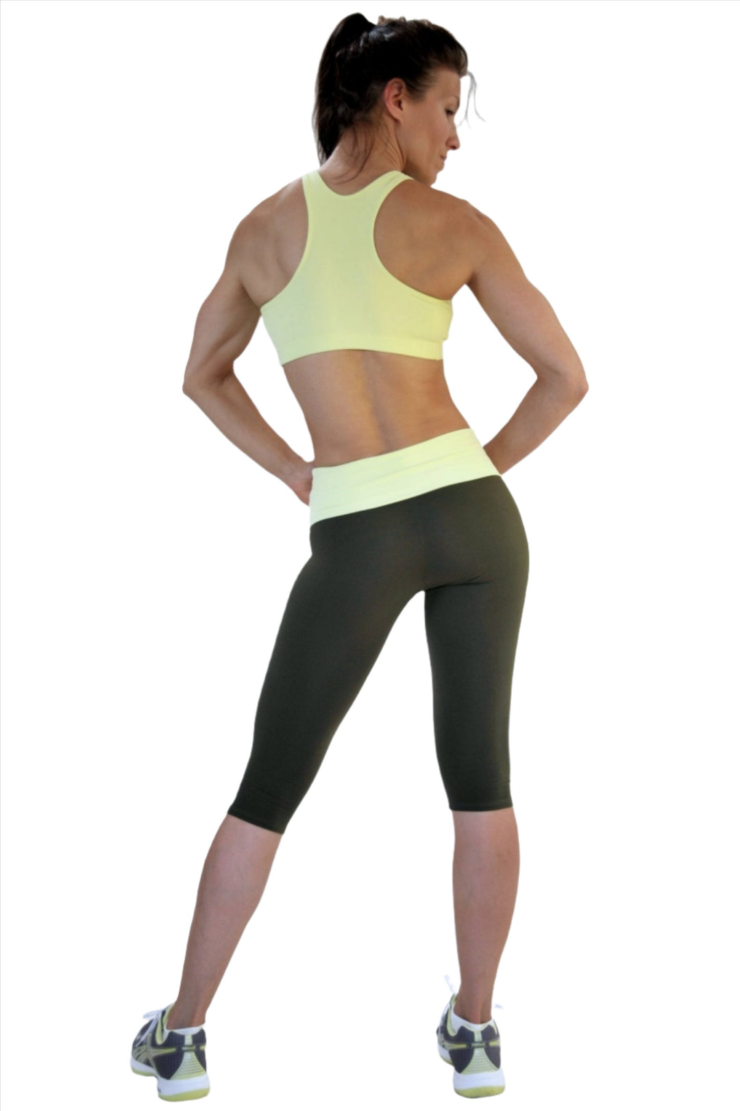 One Step Ahead Padded Racerback Bra 293 - Sky Blue - rear alt view