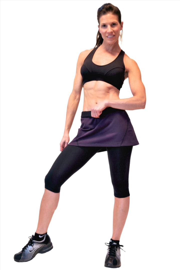  One Step Ahead Padded Racerback Bra 293 - Black - front alt view