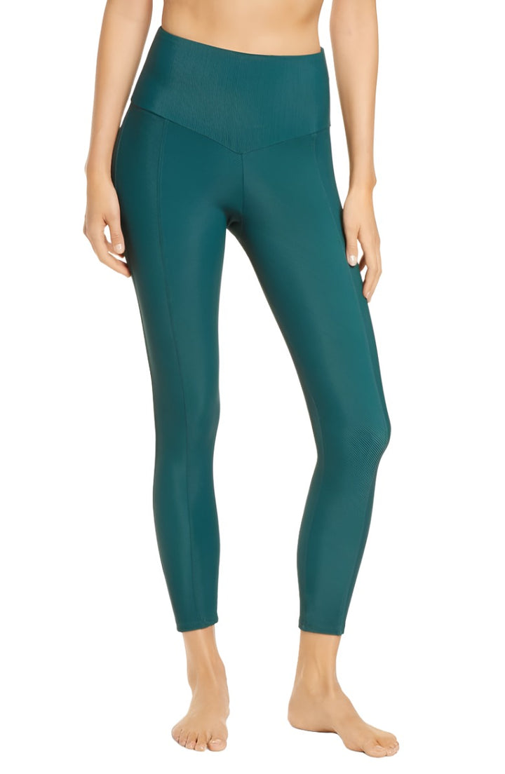 Onzie Sweetheart Midi Legging 2218 - Alpine - front view 