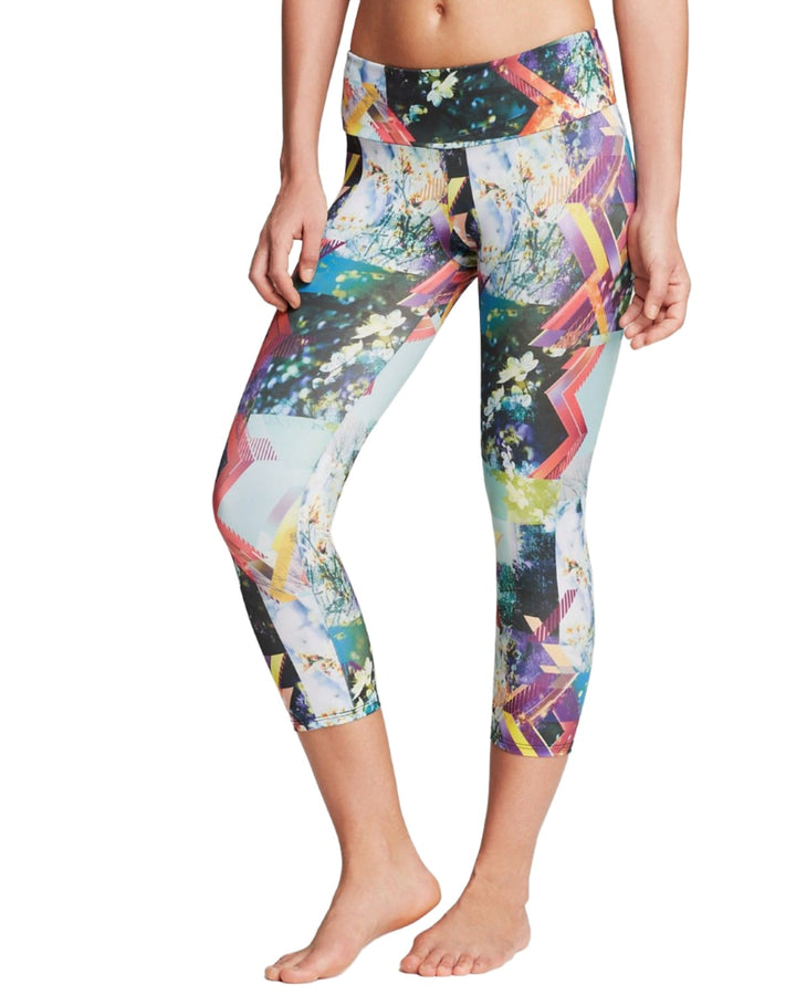 FINAL SALE Onzie Hot Yoga Capri 202 - Prism - front view