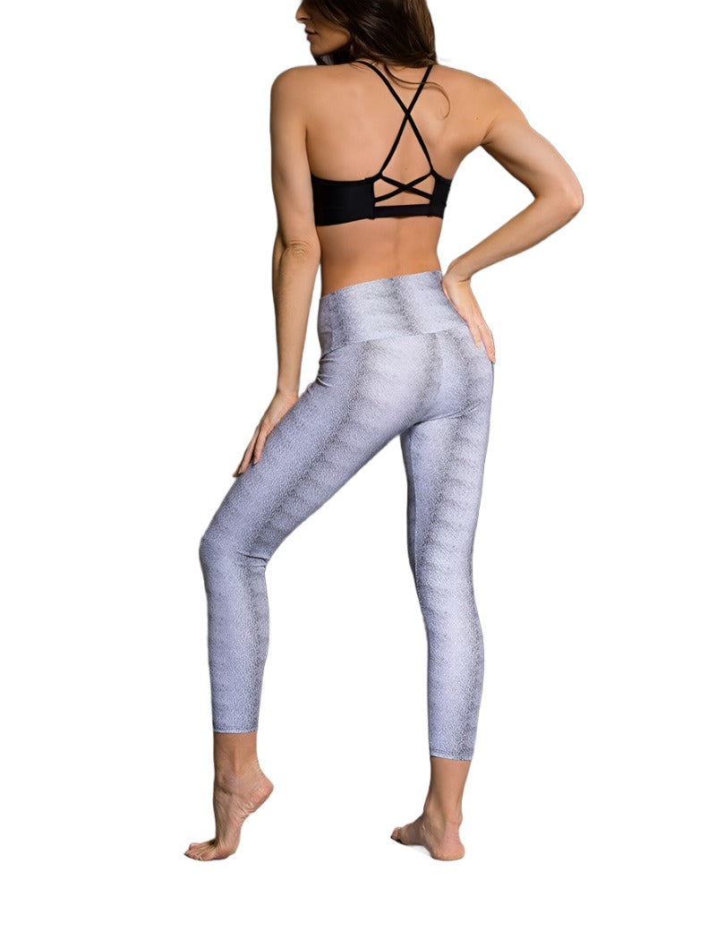 Onzie Flow Highrise Basic Capri 2029 White Venom - Rear View