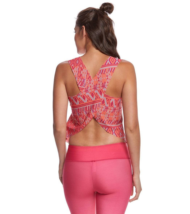Onzie Flow Pura Vida Tank 337  - Dusk Block - rear view