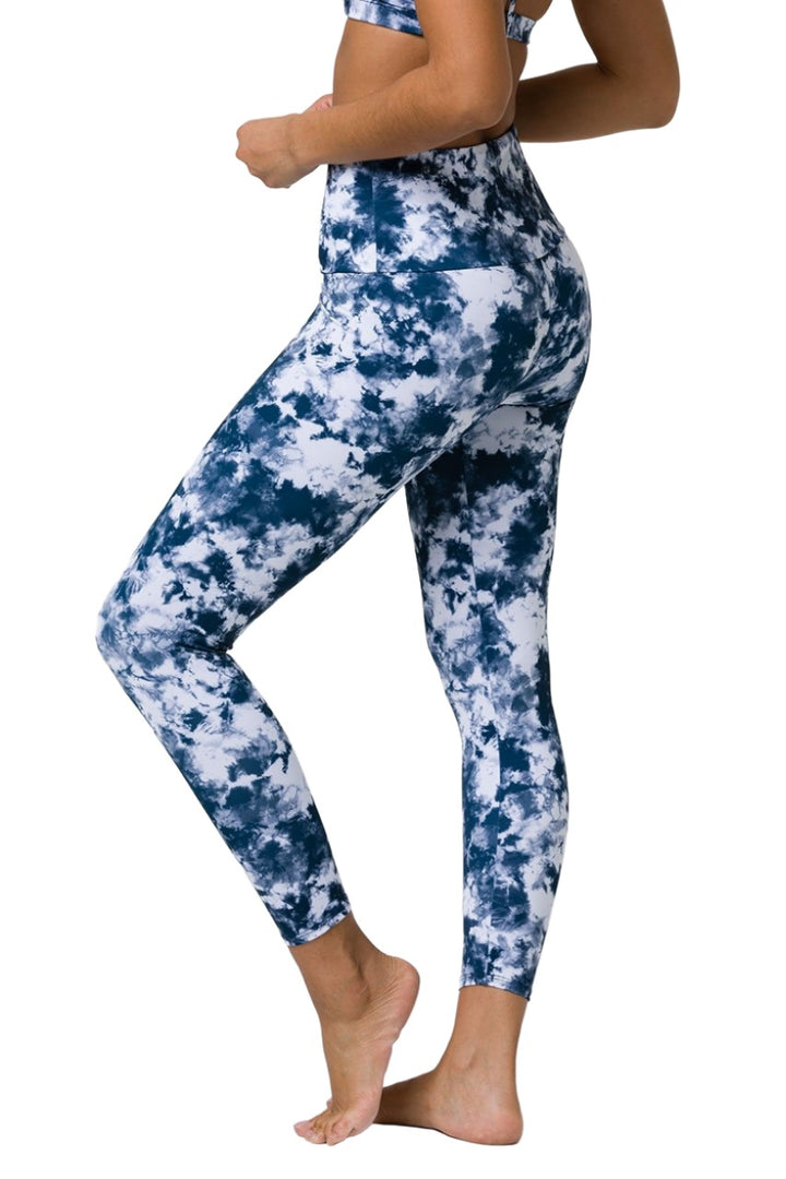 Onzie Flow Highrise Basic Midi 2029 - Acid Wash - side view